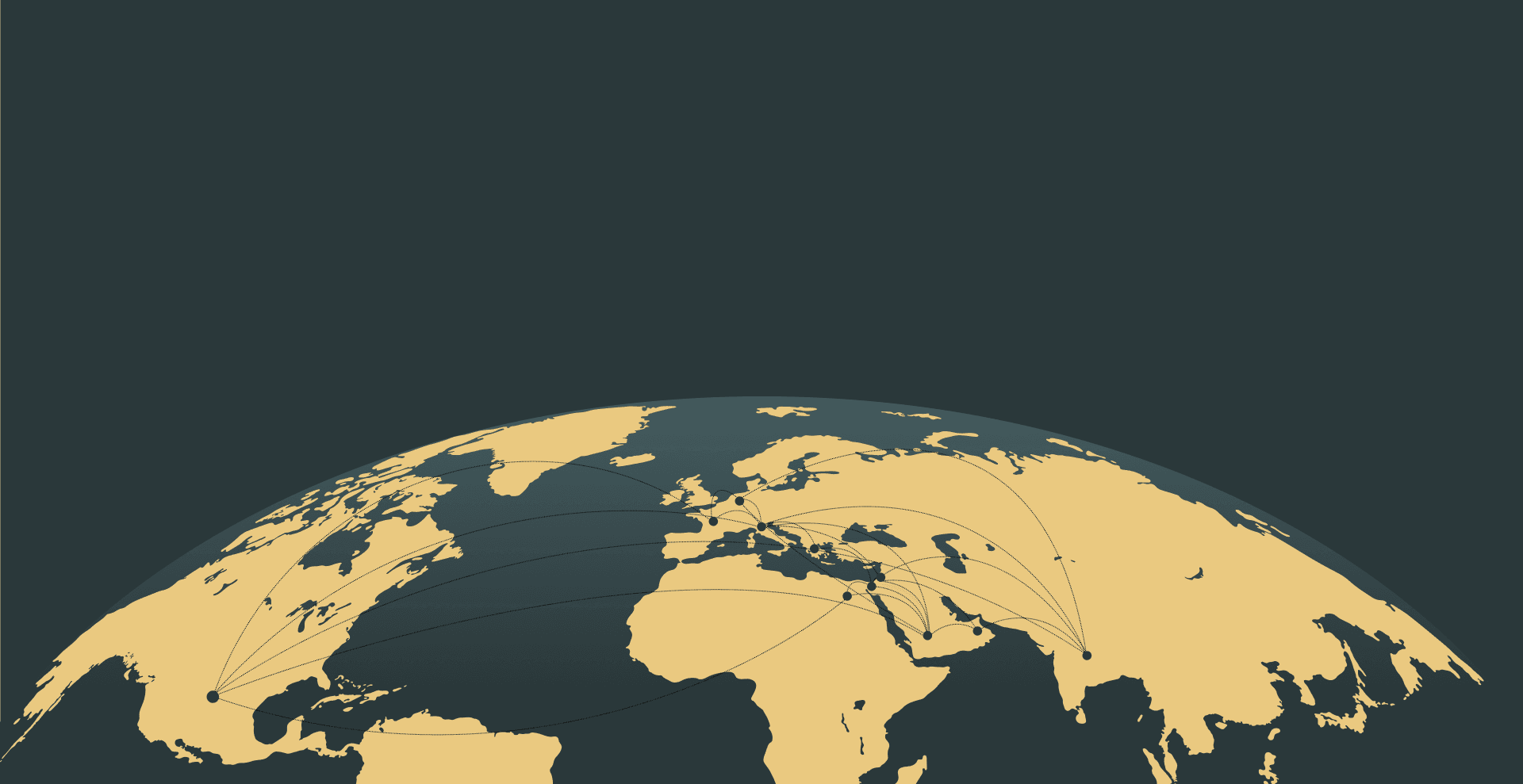 IMEC corridor globe map
